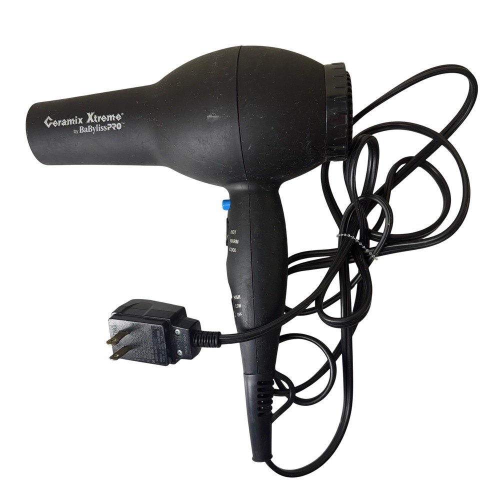 BaBylissPRO Ceramix Xtreme Hair Dryer OS Black Ceramic 2000 Watt BAB2000 Works